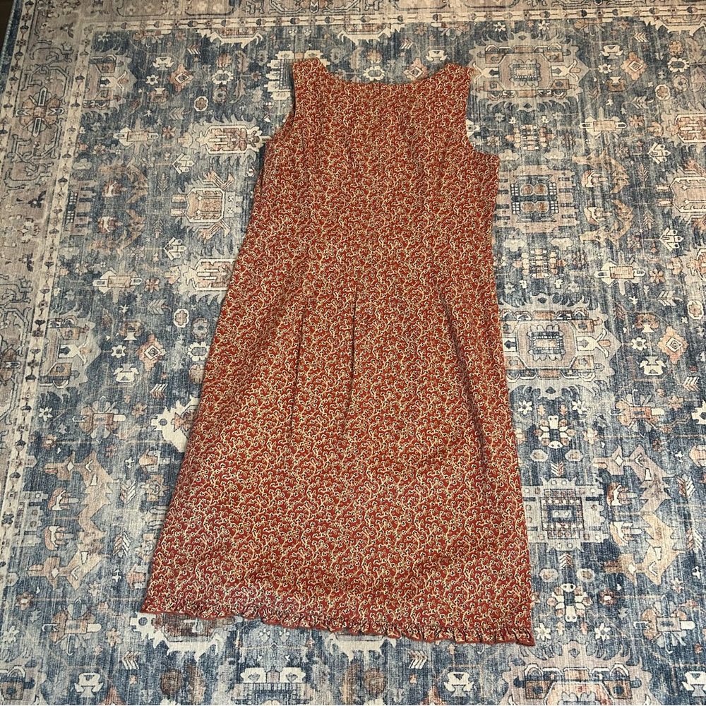 Liz Claiborne Floral Red Dress - Picture 2 of 10